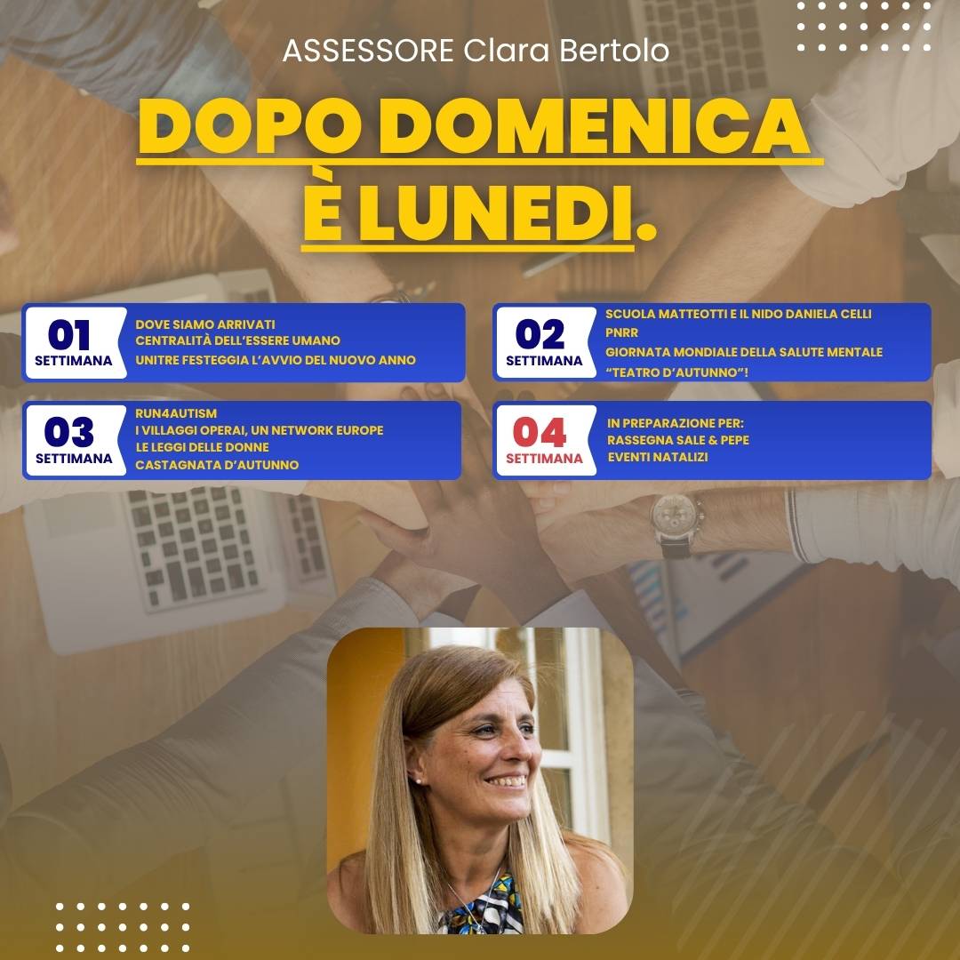 Dopo Domenica è Lunedì: Quarta settimana di Ottobre
